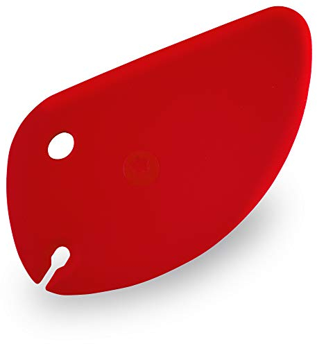 Kochblume Teigkarte | Premium-Silikon & BPA frei | Hitzebeständig | Spülmaschinenfest | Farbe: rot