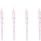 Toyland® Pack Of 12-12cm Luxury Glass Icicle Christmas Tree Decorations
