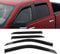 Windabweiser FüR Dodge RAM 1500 2009-2018, Seitenfenster Deflectors Sonnenblenden Regenschutz Rauch Fenster Visier Autoteile