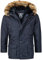 Geographical Norway Herren Winter Parka Abiosaure Navy - S - mit UD Bandana