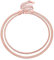 FOCALOOK Collana Donna Doppia Catenina Oro Rosato 3mm/5mm a Due Strati in Acciaio, Snake Serpente Piatta - Confezione Regalo