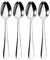 Tala Performance Stainless Steel Espresso Spoons, Premium 4 Piece Set, Ideal Quality Stainless Steel with Mirror Polish Finish, Dishwasher Safe, Metallic Silver