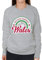 All+Every Wales World Football Sunrise Logo Women's Sweatshirt Heather Grey