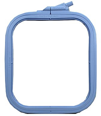 Nurge Kreuzstich-Stickrahmen, rechteckig, rechteckig, Kunststoff, 195 x 220 mm, Blau