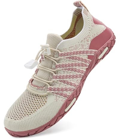 Chaussures aquatiques de plage pour homme et femme - Séchage rapide - Chaussures aquatiques d'été unisexes pour la natation, le yoga, le surf, la conduite, le bateau, A1006 Rose, 40 EU