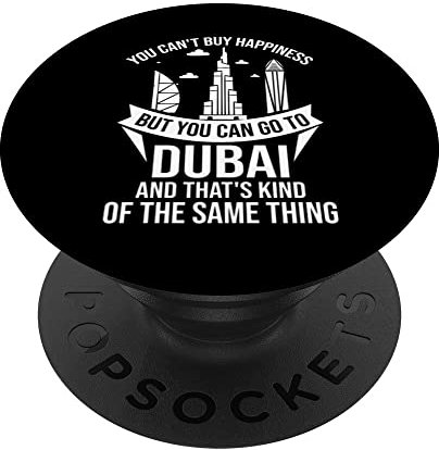 Karte der Stadt Dubai United Arab Emirates Uae PopSockets mit austauschbarem PopGrip