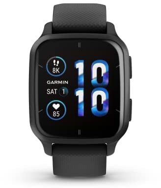Garmin Venu Sq 2, Music, Renewed, Black and Slate(Renewed)