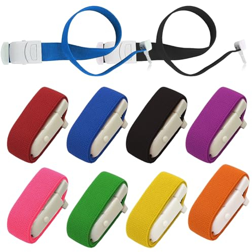 Nizirioo 10 piezas Torniquete Emergencia: Torniquetes Médicos Liberación Rápida, Torniquete Enfermera, Broche Elástico Portátil Torniquete Para senderismo,hogar al aire libre (8 colores)
