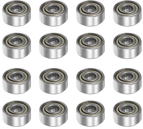 QUARKZMAN 16 Stück 603ZZ Kugellager 3x9x5mm Karbonstahl Doppel Abgeschirmt Z1 Lager für Motoren
