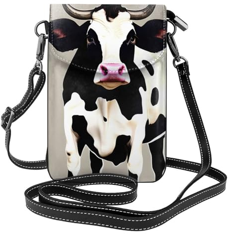 Stilvolle Leder-Klapphülle mit Rosen, geräumige Handytasche, Handytasche, Rot und Rosen
