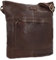 Gusti Handtasche Leder - Maola Damen Ledertasche Umhängetasche Laptoptasche Braun Leder