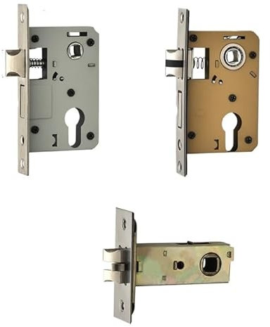 LSHIJI Serrure EncastréE Serrure de Porte en Bois à Cylindre Simple for Serrure de Porte en Bois Serrure A Encastrer(F Type)