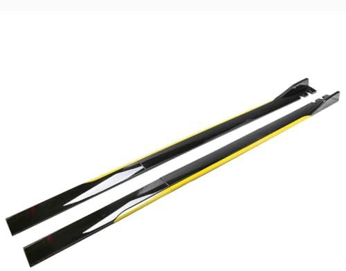 JHGFVBG Minigonna Laterale Auto per Alfa Romeo Giulia Stelvio Mito Giulietta Tonale 147 156 159, Splitter Lip, Spoiler per Minigonne Laterali per Auto, Colore F