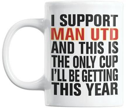 Gift Island Football Secret Santa Mug Gift for Man Utd Supporters | Mug Gift for Man Utd Fans | Football Stuff, Joke Mug for Friends, Colleague, Cousin, Uncle, Dad, Father, Son, Brother 11oz