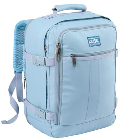 Metz for 40x30x15 Cabin Bag Underseat Cabin Bag Luggage for British Airways & More – Travel Backpack for Airline Under Seat Carry-Ons, Recycled Polyester, Compression, Durable Hand Luggage. Expandable