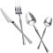 PEPLAYTAL 1 Impostato Posate Tavolo Utensile Piatti Stoviglie Argenteria Servire Kit Pacchetto Forchetta Argento Vassoio Gres Vimini Utensili Da Cucina Acciaio Inossidabile 304