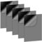 5 Hojas de Metacrilato Negro con Película Protectora 20x30cm, 1mm Brillante y Irrompible, Resistente y Fácil de Cortar Ideal para Marcos de Fotos, Manualidades y Decoración, Alternativa al Vidrio
