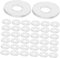 HEALEEP 500 Pièces Laveuse en plastique isolée joint de réparation matériel rondelles de fixation en vinyle joint transparent joints d'étanchéité rondelles de vis d'équipement joint à vis