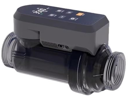 Générateur De Chlore Au Sel De Grande Capacité pour Piscines - Électrolyseur Au Sel avec Contrôle Intelligent Par Application, Facile à Installer,withoutAPPcontrol-25g/h(15K~30K)