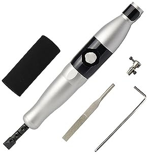 Mikro-Druckluft-Stabschleifer-Kit Nach links und rechts schwingende elektrische Feile, Poliermaschine, Feile, elektrische Feile, Jade, Holzschnitzerei, Metall, Polieren, Entgraten