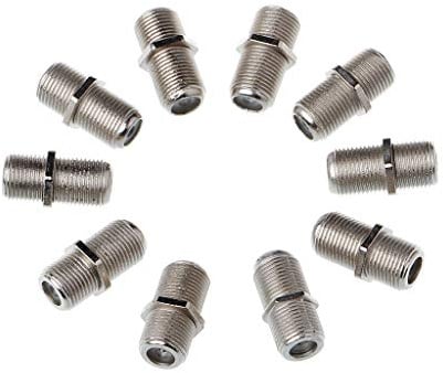 EXQIOUR 10 Stück Joiner Barrels Connector F Stecker Kupplung Adapter 4 für Sky