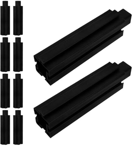 LABRIMP 10pcs Plastic Planter Box Foot Replacement Legs for Raised Garden Bed, Versatile Combination User-friendly Design, for Home Gardening and Balcony Vegetable Planter Box Accessories