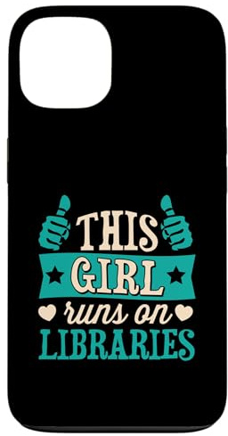 Custodia per iPhone 13 Questa ragazza corre nelle biblioteche