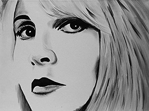 Buyartforless Canvas Stevie Nicks Painting Gallery Wrapped Wall Decor by Ed Capeau (24x32)