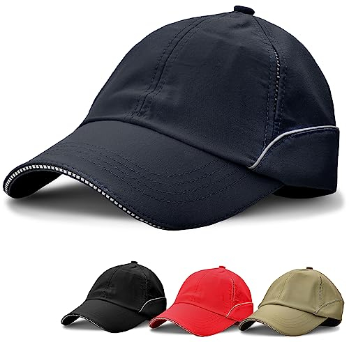 CAPCOOL Baseball Cap Herren Damen [100% UV-Schutz] verstellbar Kappe Herren Cap Basecap Herren Cap Damen einfarbig atmungsaktiv Unisex versch. Größen/Farben Sommer/Winter Basecap Damen Kappe Damen