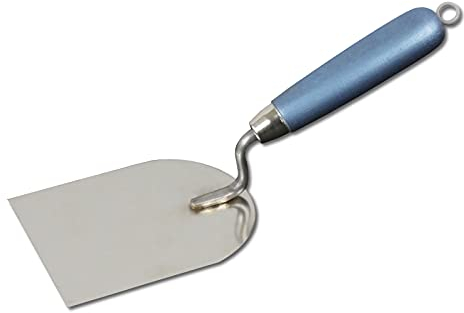 DEWEPRO® - Spatola per gesso, con lama in acciaio inox, larghezza: 120 mm, cazzuola per stucco, cazzuola per la pulizia