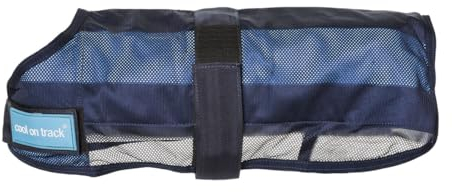 Dog Copenhagen Back-on-Track Erfrischender Anti-UV-Kälzmantel für Hunde, 50 cm, Blau
