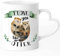 SpecialMe® Tasse mit Herz-Henkel Spruch I love you like no Otter Geschenk-Idee Valentinstag Liebe Freund/Freundin/Partner weiß Herz-Tasse