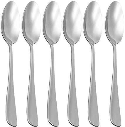 various Juego de cucharas soperas 6 uds,Cuchara Sopera,Cuchara mesa,Acero Inoxidable y acabado brillante.Aptos para lavavajillas Colección Minimal (Cuchara Sopera)