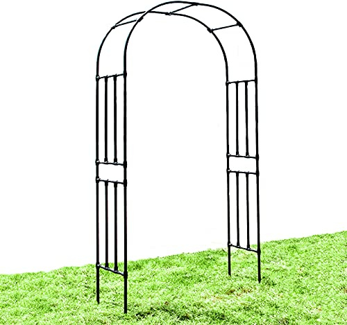 Pergolato da Giardino, Arco da Giardino all'aperto, Passerella per Festa di Cerimonia Nuziale, Pianta rampicante, Pergola per Giardino, Cortile, Prato, panchina