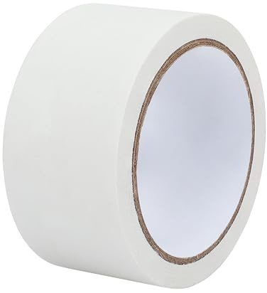 Cloth Bookbinding Repair Tape Cloth Book Repair Tape 2 Inch by 33 Feet Self Adhesive Non Reflective Fabric Tape for Old Books Antique Books Daily Supplies (White)