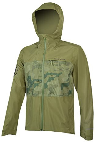 ENDURA Herren Singletrack Mountain Cycling Jacket Jacke, olivgrün, XXXL
