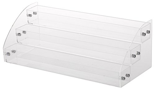Support De Vernis À Ongles, Présentoir Organisateur Support en Acrylique pour Vernis à Ongles Lunettes De Transparent Universel Maquillage Cosmétiques Support Rouge à Lèvres(3 Niveaux)