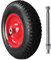 albe Schubkarrenrad luftbereift 200kg 4.80/4.00-8 Ø 390mm Achse Ersatzrad Stahlfelge Reifen (luftbereift und Stahl)