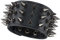 JJDreams Lederarmband Punk Nieten Armband Gothic Druckknopf Armreif Breit Schwarz Rock Manschette