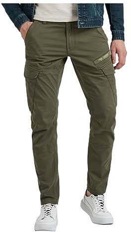 PME Legend Herren Cargohose NORDROP - Tapered Fit - Grün - Green W28-W40, Größe:35W / 36L, Farbvariante:Green 6416