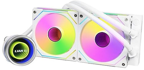 Lian Li Galahad II Trinity Boitier PC Refroidisseur de liquide tout-en-un 12 cm Blanc 1 pièce(s)