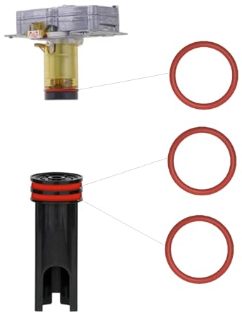 Lot de 3 joints toriques compatibles avec Delonghi EABI EAM ECA ECAM ESAM EPAM ETAM AEG, Philips pour l'unité de percolation, groupe de percolation, piston de pression et bloc thermique