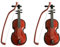 Vaguelly 2st Simulierte Geige Puppenhaus Geige Puppenspielsets Puppenhaus-miniatur-musikinstrument Weihnachtsschmuck Miniatur-geige Violine Handwerk Schreibtisch Kunsthandwerk Abs