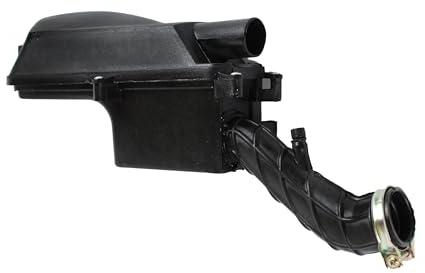 Luftfilterkasten komplett Luftfilterelement + Verbindungsschlauch zum Vergaser für alle 4-Takt Chinaroller Motorroller 139QMB, GY6 50ccm mit 12 Zoll Bereifung