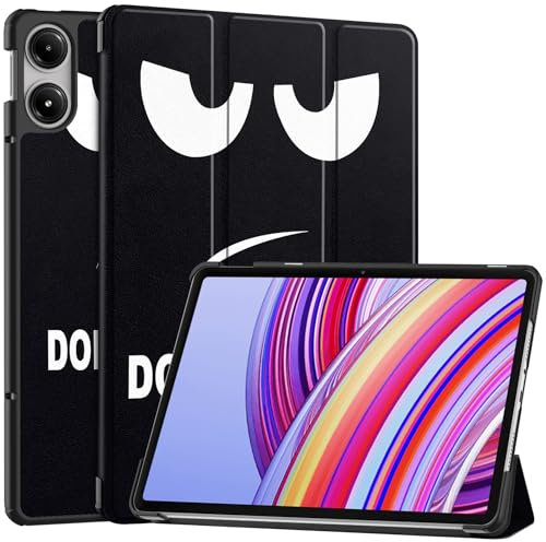 Vakarey Custodia per Xiaomi Redmi Pad Pro,Ultrasottile con Supporto Cover Tablet per Redmi Pad Pro 12.1 Pollici 2024,Occhi
