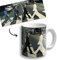 OOPS - Taza de Cerámica Redonda de 330 ml - Abbey Road - The Beatles - Apto para Microondas y Lavavajillas