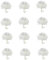 Gkumgwo Porte-bonbons parapluie,boîtes à bonbons parapluie, contenant à bonbons 12 pièces - Boîte à bonbons en forme de parapluie, conteneur de bonbons, décoration de mariage, fournitures de fête