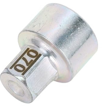Partuto Tuerca De Seguridad Para Rueda Llave De Extracción De Tuerca De Tornillo Antirrobo 070 Para BMW para Mini Cooper Aleación De Acero Con Recubrimiento De Zinc Tono Plateado 1 Pc
