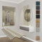 HEXIM Panneaux Acoustiques 118x60cm - Paroi à Lamelles Flexible Bois MDF Panneaux Muraux Revêtement à Lamelles Revêtement Mural (1 panneau / 0,708 m² Palomino - APF01)
