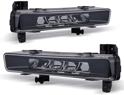 TOPTHAN Auto-Front-Nebelscheinwerfer für BMW G30 G31 G32 2016-up | LED Nebelleuchten, Rauch Grau, OEM 63179477171, OEM 63179477172